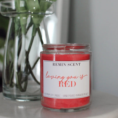Loving You Is RED 100% Soy Candle