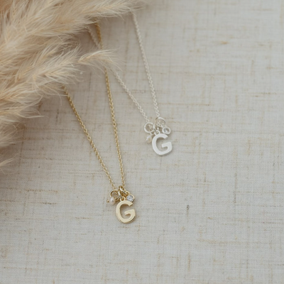 Initial Necklace Gold - G