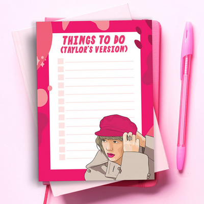 Things to do (Taylor's Version) notepad
