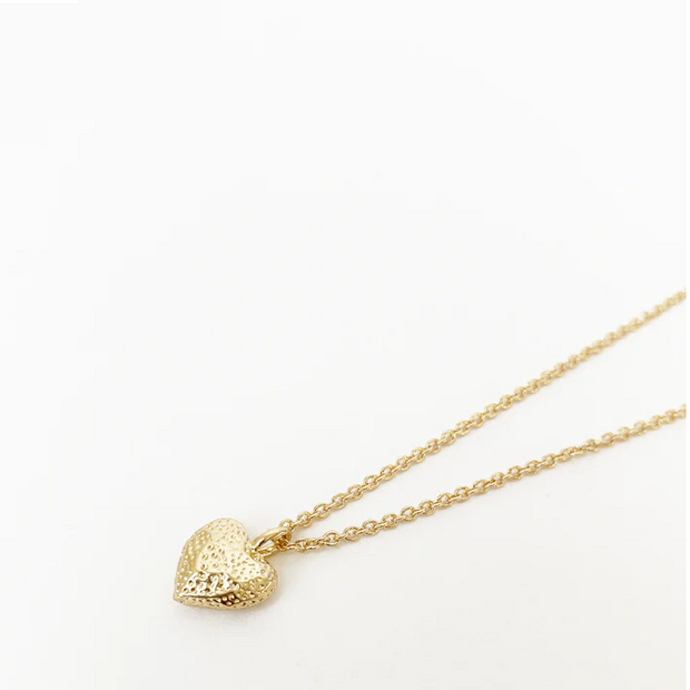 Little heart necklace gold