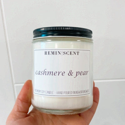 Cashmere & Pear 100% Soy Candle