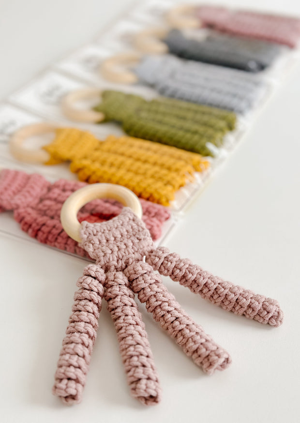 Ashley Jayne Crocheted Octopus Teether