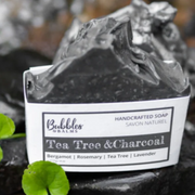 Bubbles & Balms Tea Tree Charcoal Bar Soap