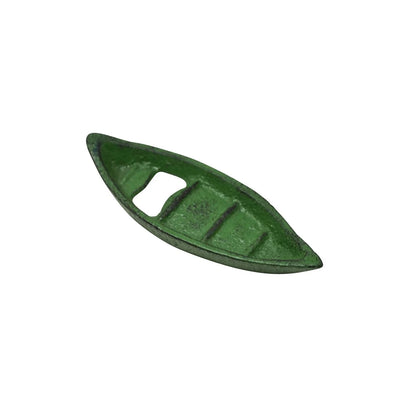 Green Canoe Bottle Opener
