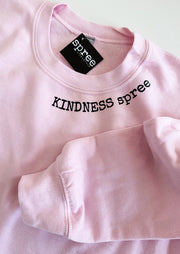 Kindness Spree Crew - Light Pink