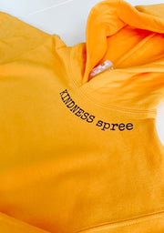 Kindness Spree Youth Hoodie - Gold