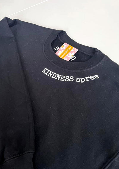 Kindness Spree Crew - Black