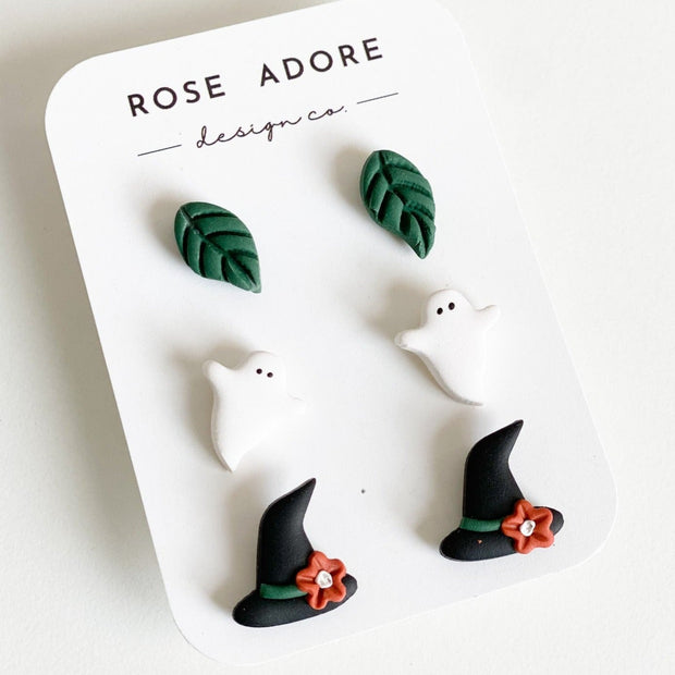 Rose Adore Spooky Trio Stud Earrings