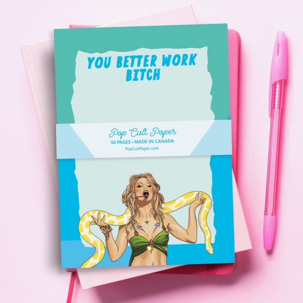 You Better Work Notepad Britney Spears