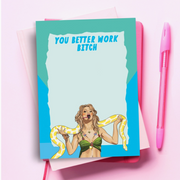 You Better Work Notepad Britney Spears