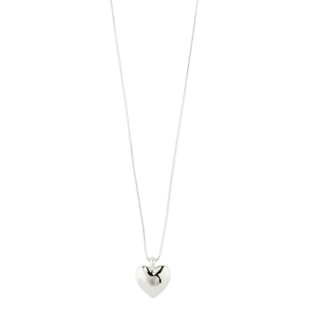 Sophia Heart Necklace - Silver