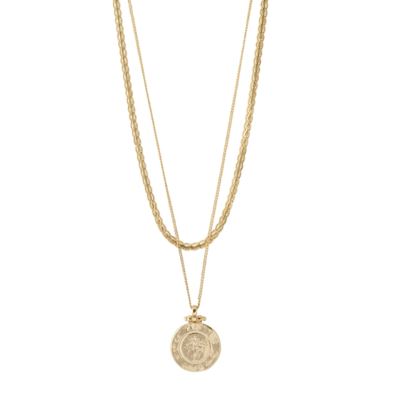 Nomad Coin Necklace Gold