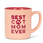 Best Cat Mom 15 oz Mug -Pink