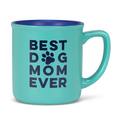 Best Dog Mom 15 Oz Mug - Blue