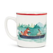 Animals In Canoe 16 oz Mug