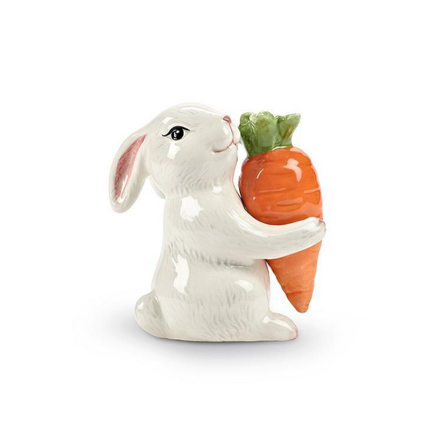 Bunny Carrot Salt and Pepper Shakers Set