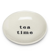 Small Tea Bag Plate - Tea Time