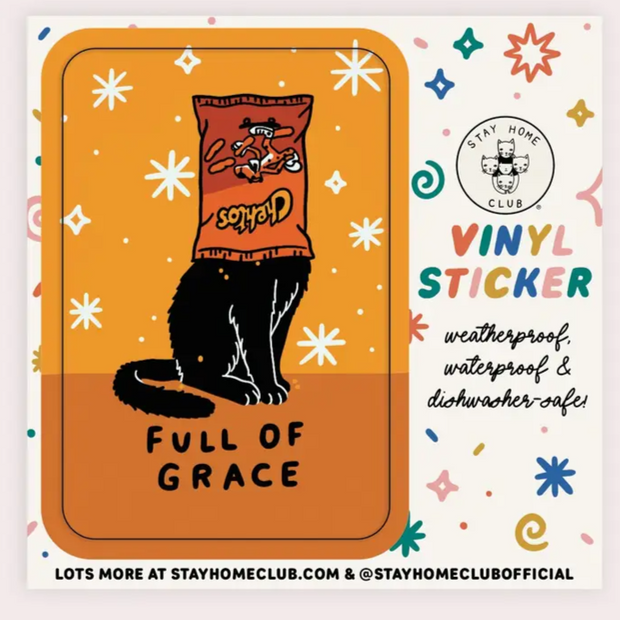 Full Of Grace Vinyl Sticker
