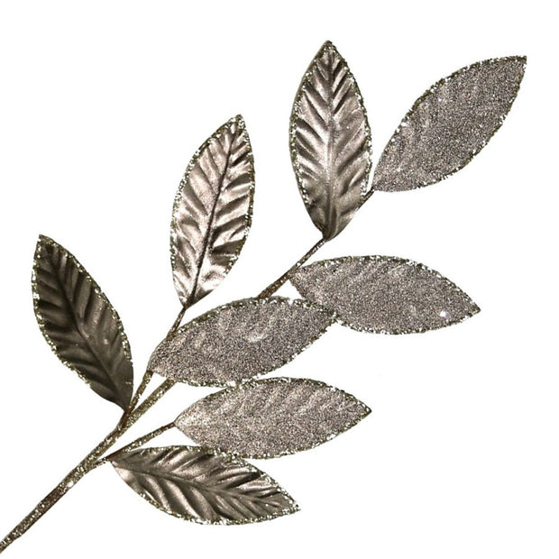 Metallic Smokey Grey Leaf Spray