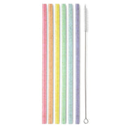 Glitter Rainbow Straws