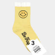 Happy Face Socks - Yellow