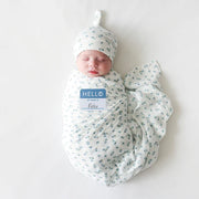 Lulujo · Hello, World Blueberry Newborn Set