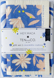 Ten and Co. Sponge Cloth Gift Set- Hey Maca Collab