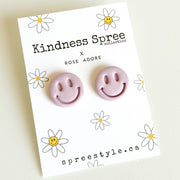 Kindness Spree X Rose Adore Happy Studs- Lilac