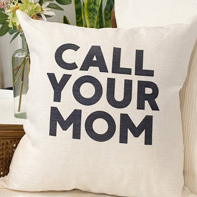 Call your mom pillow