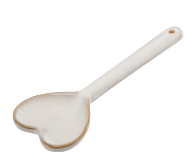 Ceramic Heart Spoon Blush