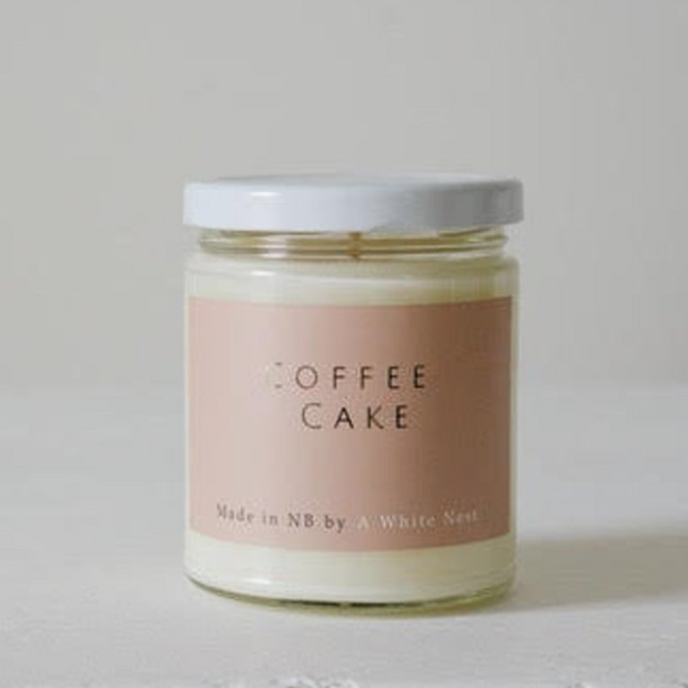 A White Nest Coffee Cake Soy Candle
