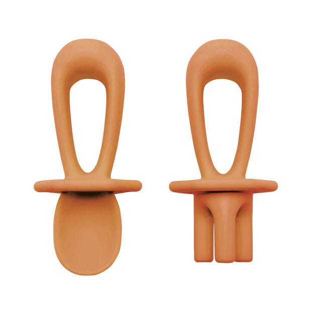 Tiny Twinkle · Cinnamon · Silicone Training Untensils