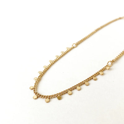 Confetti Gold Anklet