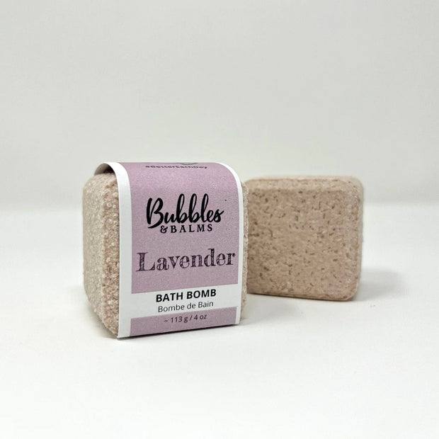 Lavender Bath Bomb · Bubbles & Balms