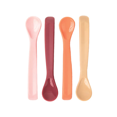 Tiny twinkle · Girl · 4-Pack Silicone Baby Spoons